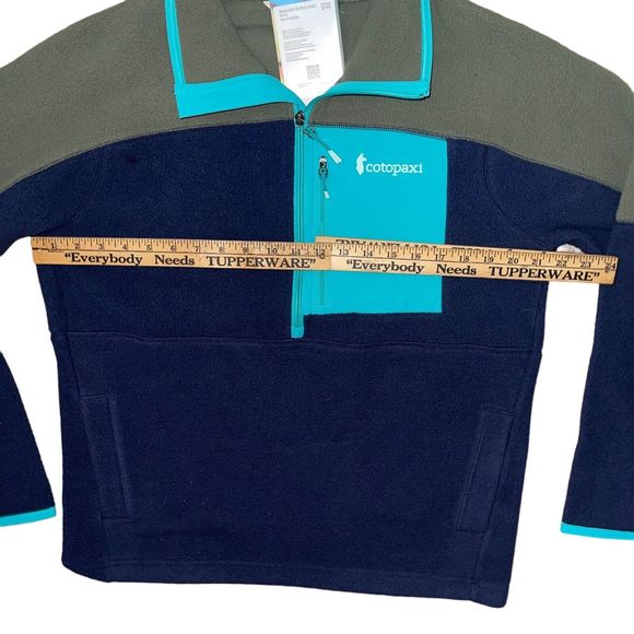 Cotopaxi Blue and Gray Fleece Pullover - Picture 3 of 6